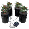 Hydroponic Growing System with Buckets for Indoor and Outdoor Plants