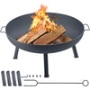 Outdoor Fire Pit Bowl Wood Burning for Patio Backyard and Camping