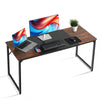 63 in Computer Desk with Reinforced Frame and Adjustable Feet for Home Office
