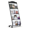 Rolling Brochure Display Rack for Office and Events