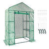 0.02 in Thick Rust-Proof Tubes Walk-In Greenhouse with 4 Shelves