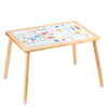 32.1 x 23.6 x 19.9 in Sensory Activity Table for Toddlers - Double-Sided Writable