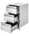 Outdoor Kitchen Stainless Steel Access Drawers Flush Mount for BBQ Island