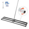 10 in x 48 in Lawn Leveling Rake with Adjustable Handle and Anti-Slip Grip
