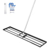 48x10 in Lawn Leveling Rake 2mm Thick Q235 Carbon Steel Handle and Base Plate