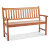 22 x 50 x 34.4 in Outdoor Garden Bench for 1-3 People - Natural Wood Grain