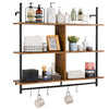 38H Metal Pipe Shelf with 12H Tiers for Easy Organization and Flexible Use