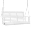 Wooden Porch Swing Bench for Patio and Garden