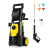 Electric Pressure Washer with Nozzles for Home and Outdoor Cleaning