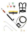 Telescoping Pressure Washer Wand for Gutter and Exterior Cleaning