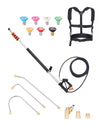 Telescoping Pressure Washer Wand 5-24 ft 4000 psi with 3 Extension Wands and 7 Nozzles