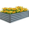 Galvanized Raised Garden Bed Metal Planter for Outdoor Growing