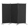 3-Panel Room Divider 89.8x72.4 in Flexible Folding Privacy Screen