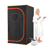 Personal Sauna Space with Temperature Control, Timer, and 2L Steam Pot