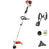 25.4cc 1.2HP Gas String Trimmer with 2-in-1 Nylon Head and Steel Blade