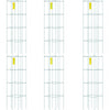 6 Pack 39.4 in 3-Tier Tomato Cages with Adjustable In-Ground Legs