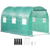 12 ft x 7 ft x 7 ft Greenhouse Kit for Plants - Hoop House with Waterproof Cover