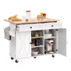 Kitchen Island Cart with Storage for Dining Room
