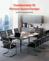 94.49 in x 47.24 in Conference Table for Offices, Homes, and Meetings