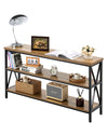 Narrow Console Table with Storage for Entryway and Living Room