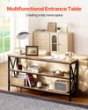Narrow Console Table with Storage for Entryway and Living Room