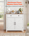 33 lb Top, 22 lb Shelves, 11 lb Drawer Coffee Stand Station Cabinet