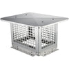 304 Stainless Steel Wind-Resistant Chimney Cap with Installation Accessories