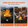 Portable Propane Fire Pit for Outdoor Camping and Patio