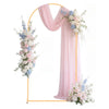 6.5 ft x 3.3 ft Metal Arch Stand for Weddings Parties Celebrations