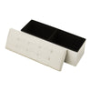 Folding Storage Ottoman Bench for Bedroom and Entryway