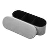 660 lb Capacity Storage Ottoman Bench in Beige, Gray, or Black