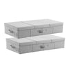 Reinforced Handles Dust-Resistant Foldable Under Bed Storage Organizer