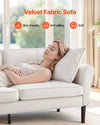 69.3 in W Velvet Loveseat Sofa Space-Saving for Small Apartments and Living Rooms