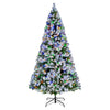 Prelit Flocked Christmas Tree with LED Lights