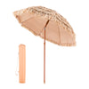 6.5 ft Tiki Patio Umbrella with Adjustable Height and Easy Assembly