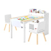 Kids Play Table and Chairs Set for Ages 2-8 - Lightweight, Easy to Clean, Secure Design