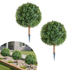 Artificial Boxwood Trees Set for Porch and Patio
