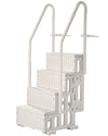 4-Step Pool Ladder with Double Handrails and 400 lbs Capacity