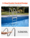 Stainless Steel Pool Ladder with Double Handrails
