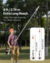 Gas Powered Pole Saw for Pruning and Yard Work