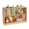 Montessori Bookshelf with Open Cubbies for Kids Storage and Organization