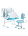 Kids Study Desk and Chair Set with Storage