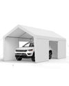 Outdoor Carport Canopy with Removable Sidewalls for Vehicle Protection