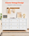 9 Drawer Dresser Chest with Vintage Design for Multi-Functional Storage