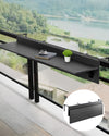 Folding Balcony Hanging Table for Railing Patio and Deck Use