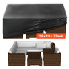 126L x 126W x 32H Double Waterproof Tear-Resistant Patio Furniture Cover