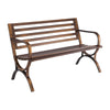 Outdoor Metal Bench for Garden and Porch Seating