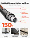 Heavy Duty Rubber Garden Hose with Nozzle