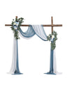 21ft Drape with Handmade Silk Flowers for Wedding Arch Decoration