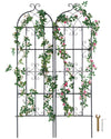 Sturdy Metal Garden Trellis for Climbing Plants and Flowers - Versatile Support
